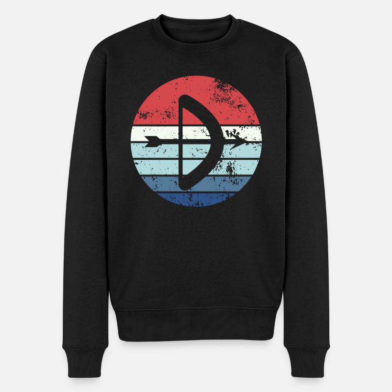 Archery Gift Saying Archery - Men's Premium Organic Jumper - black