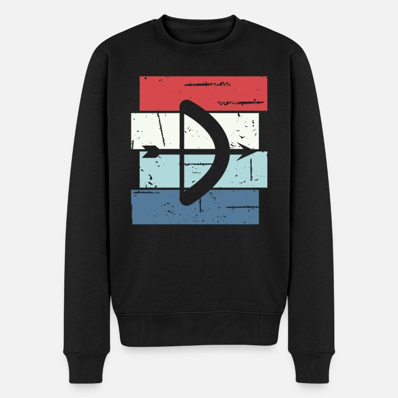 Archery Gift Saying Archery - Men's Premium Organic Jumper - black