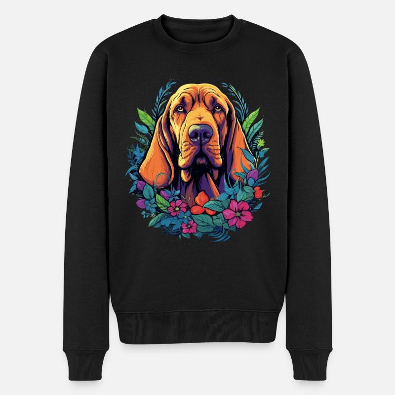 Cadeau de chien limier - Pull Premium bio Homme - noir