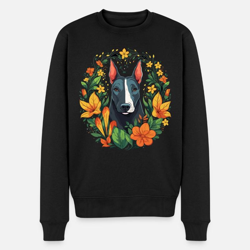 Bull Terrier Bull Terrier Chien Cadeau - Pull Premium bio Homme - noir