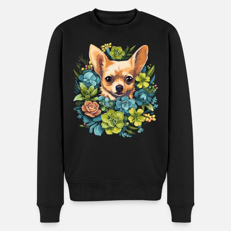 Cadeau de chien Chihuahua - Pull Premium bio Homme - noir