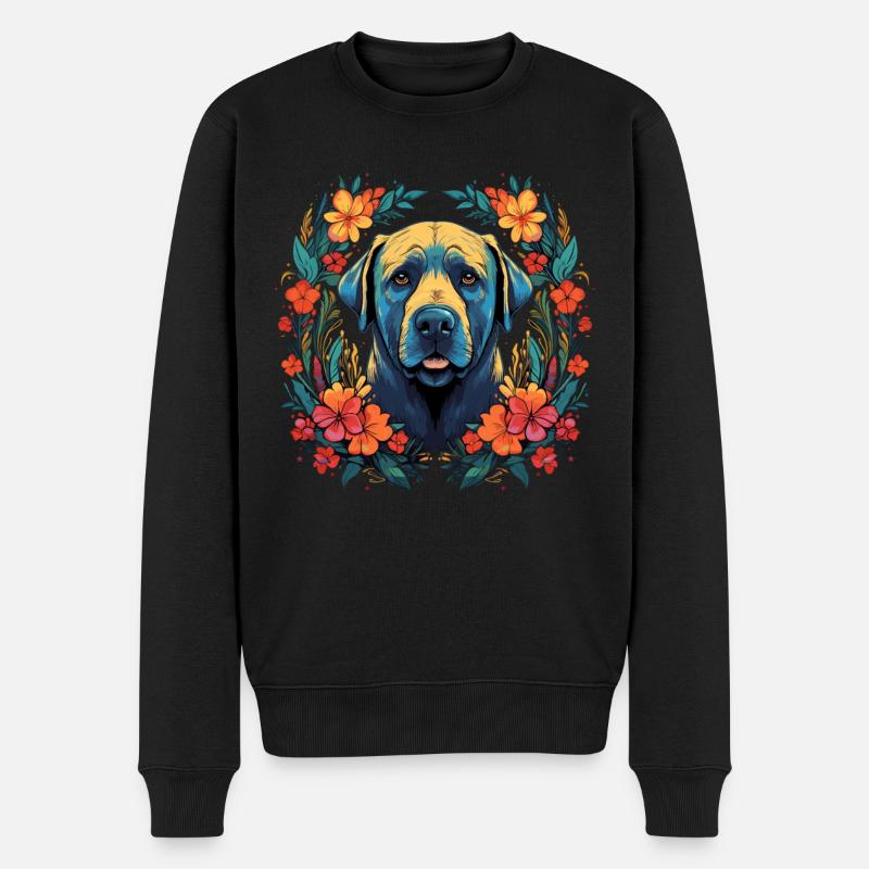 Kangal Hund Geschenk - Männer Premium Bio Pullover - Schwarz