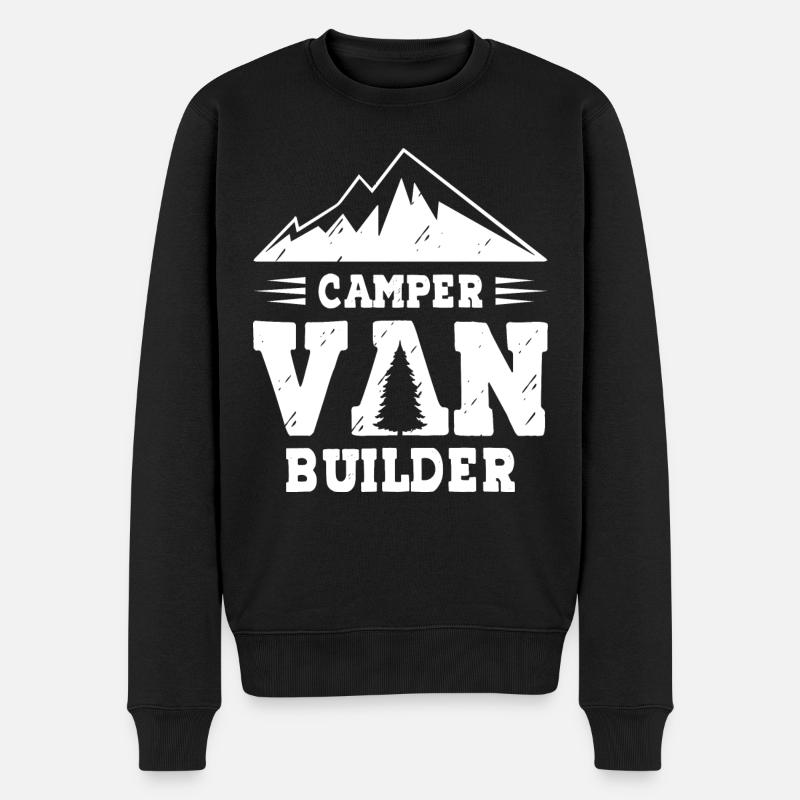 Camper Van Builder - Männer Premium Bio Pullover - Schwarz