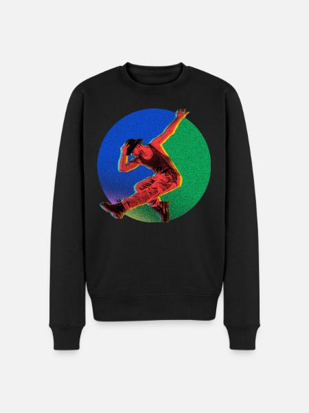 Hip Hop Dance Aesthetic - Men's Premium Organic Jumper - black