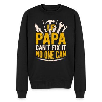 Dad handyman handyman Funny gift - Men's Premium Organic Jumper - black - Front - Nico (187cm)