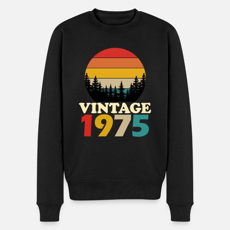 Millésime 1975 - Pull Premium bio Homme - noir