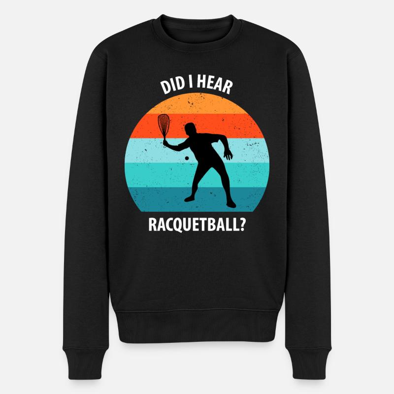 Racqueetball - Pull Premium bio Homme - noir