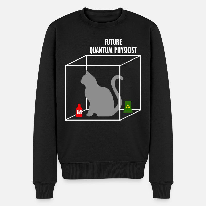 Quantum Physics Science Student Physicist Gift - Men's Premium Organic Jumper - black