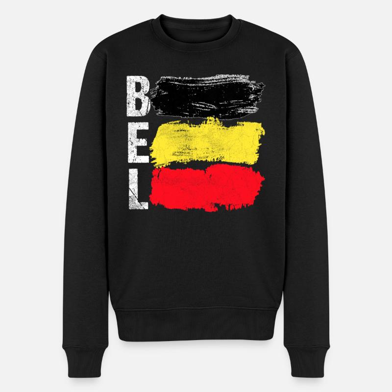 Belgique - Pull Premium bio Homme - noir