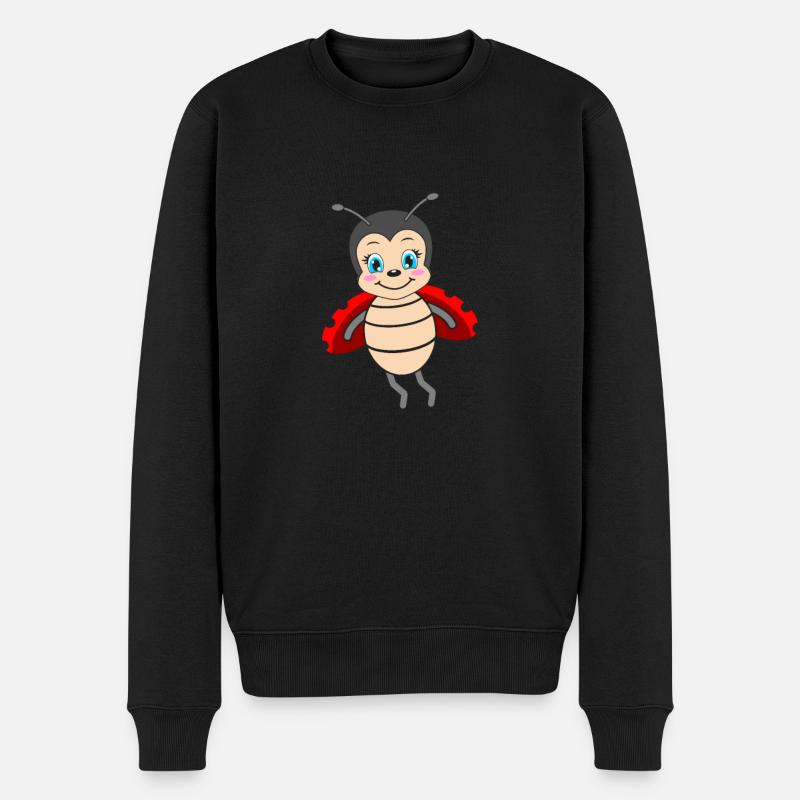 Ladybug Ladybug - Men's Premium Organic Jumper - black