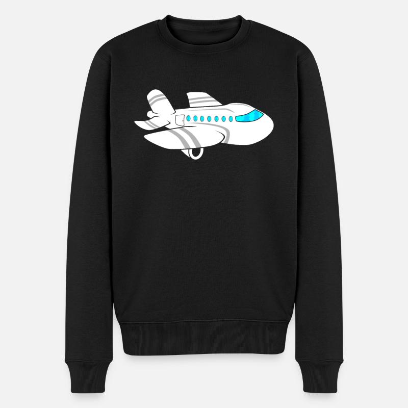 avion - Pull Premium bio Homme - noir
