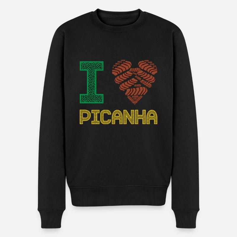 Picanha Brésil - Pull Premium bio Homme - noir