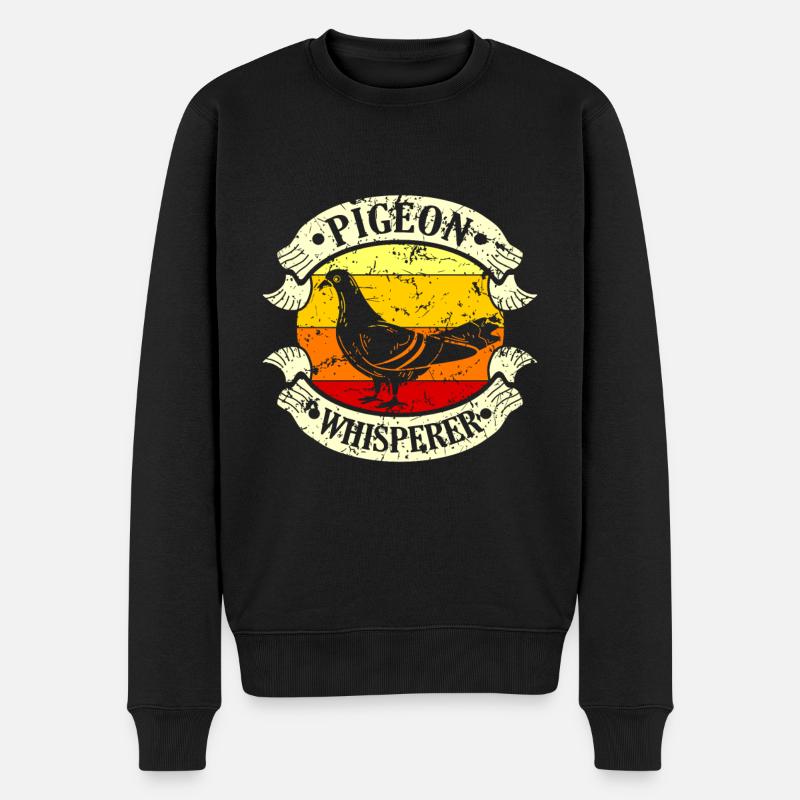 pigeon - Pull Premium bio Homme - noir