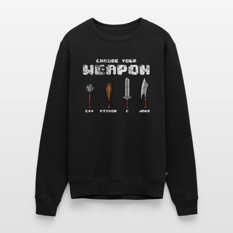 C++ Phyton C Java Software Programmer Coder Witz Männer Premium Bio Pullover
