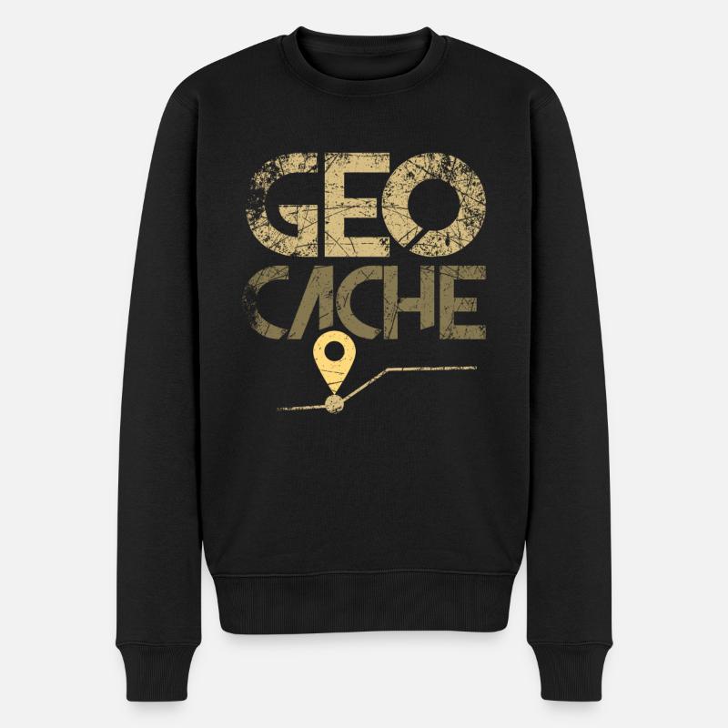 Géocaching géocatchère géocatchère geocache - Pull Premium bio Homme - noir