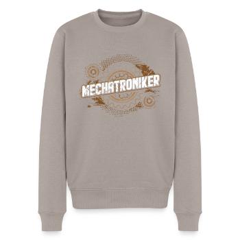 Mechatroniker Geschenk - Männer Premium Bio Pullover - Taupe - Vorne - Nico (187cm)
