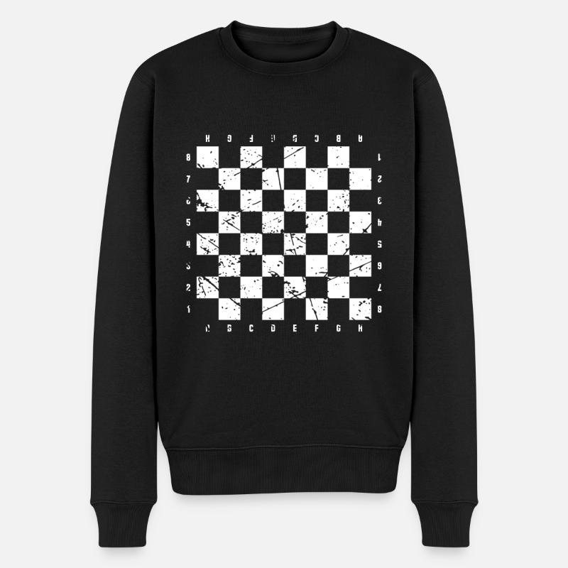 Déguisement d'échiquier - Pull Premium bio Homme - noir