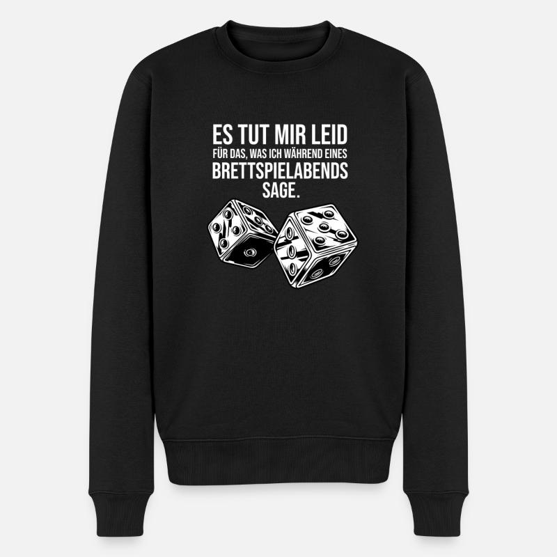 jeu de société dés jeu de société - Pull Premium bio Homme - noir