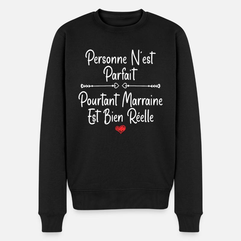 Marraine - Pull Premium bio Homme - noir