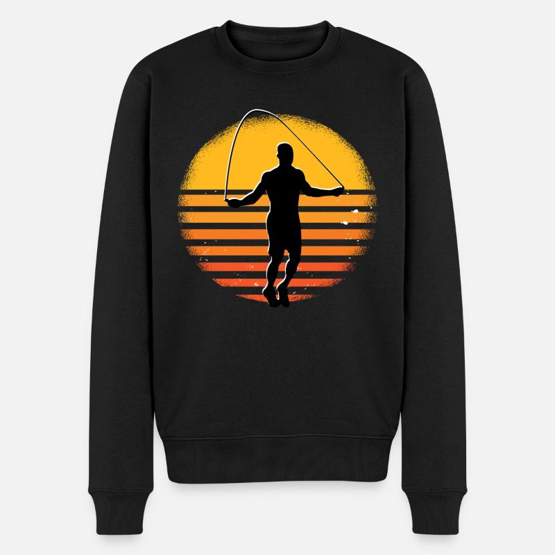 Rope jumper - Männer Premium Bio Pullover - Schwarz