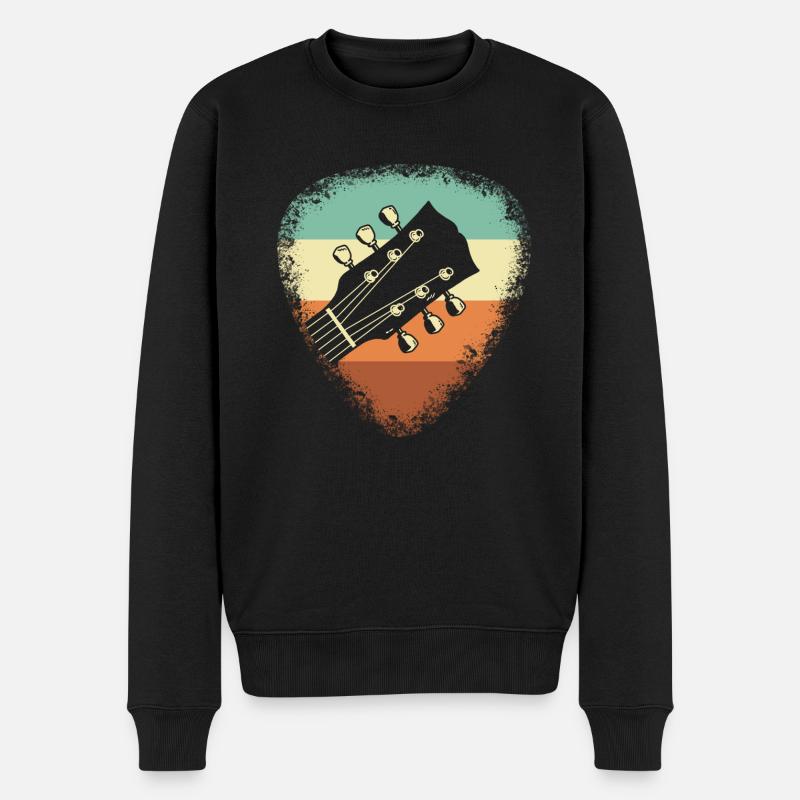 Guitare - Pull Premium bio Homme - noir