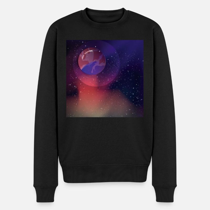 Venus - Männer Premium Bio Pullover - Schwarz