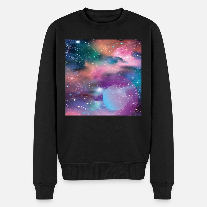 Mercury - Männer Premium Bio Pullover - Schwarz