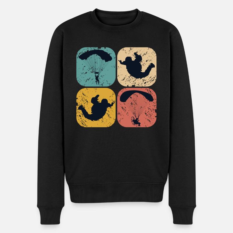Parapente - Pull Premium bio Homme - noir