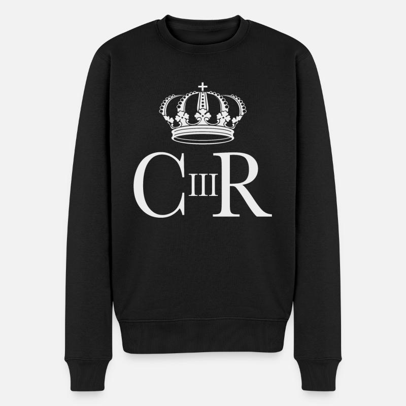 Le roi Charles III - Pull Premium bio Homme - noir