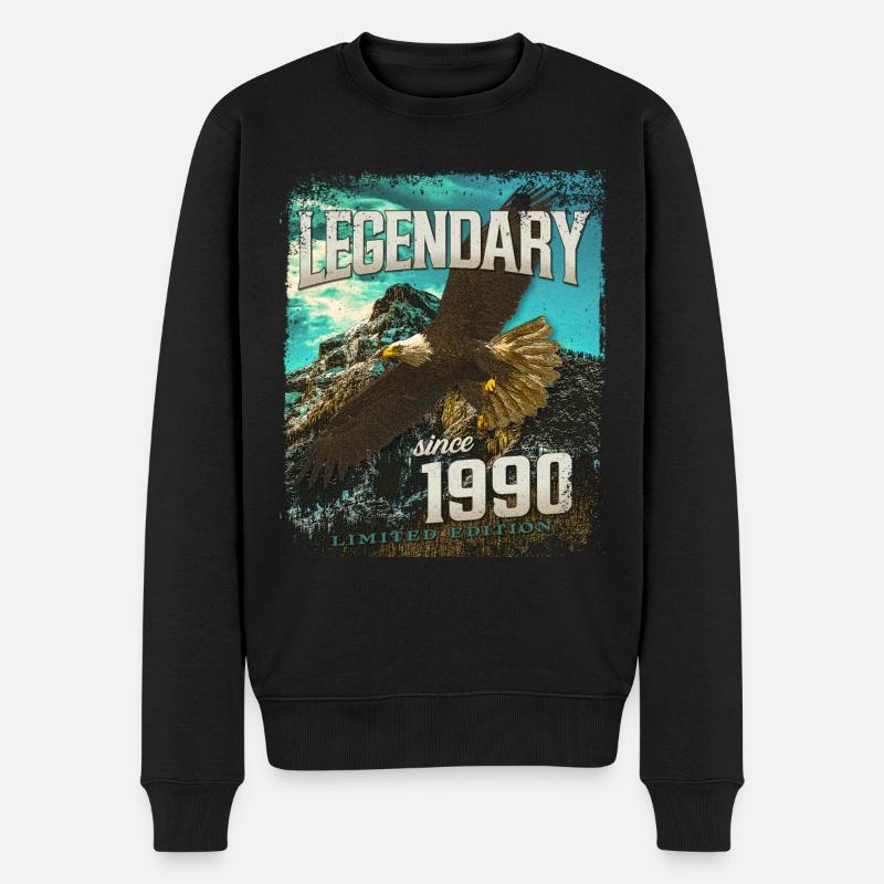 Légendaire depuis 1990 - Pull Premium bio Homme - noir