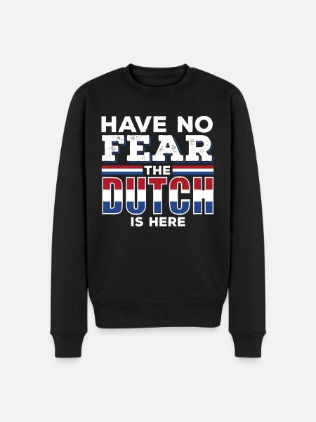 Dutch Dutch - Men's Premium Organic Jumper - black