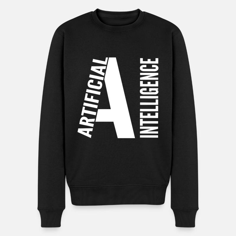 Künstliche Intelligenz artificial intelligence - Männer Premium Bio Pullover - Schwarz