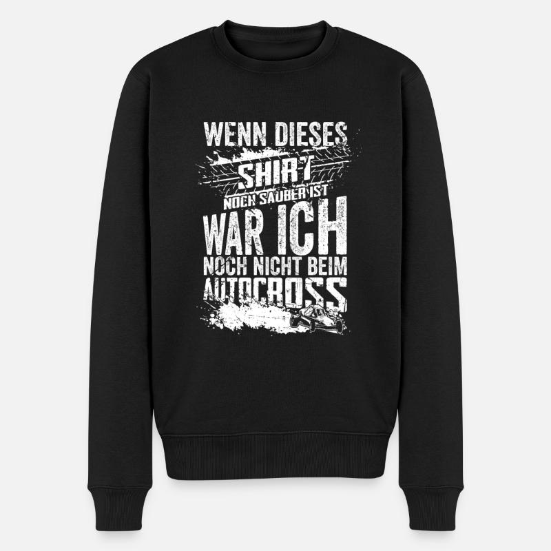 Autocross stockcar crashcar rallycross Rennfahrer - Männer Premium Bio Pullover - Schwarz