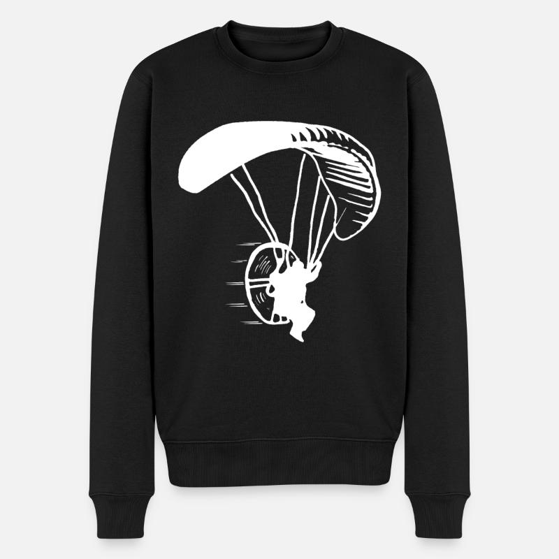 Parapente parapente - Pull Premium bio Homme - noir