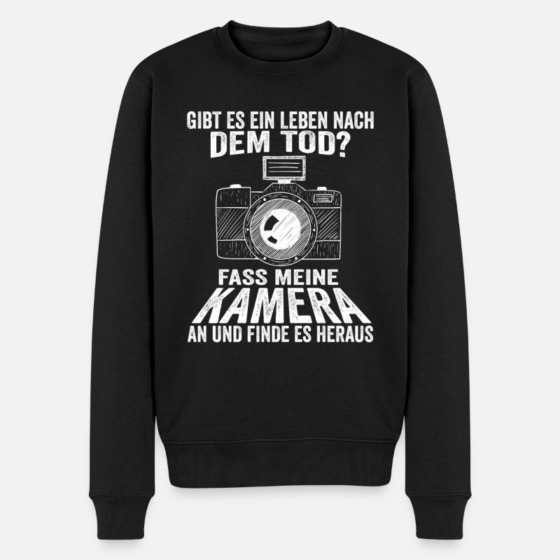 Fotograf Fotografie fotografieren - Männer Premium Bio Pullover - Schwarz