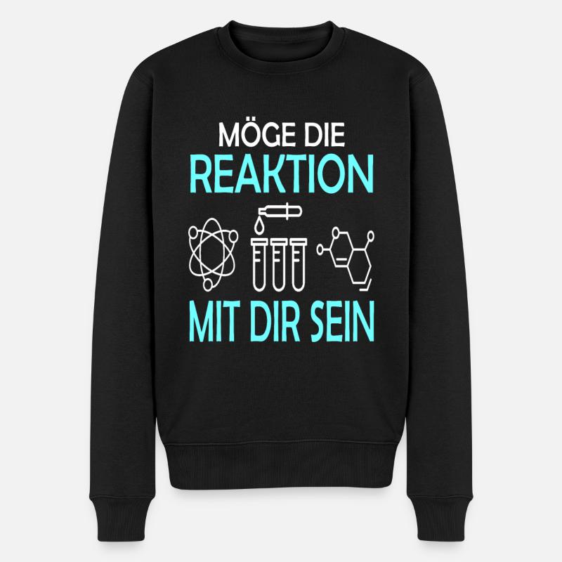 Chemielaborant Chemiker MTLA Chemielabor - Männer Premium Bio Pullover - Schwarz