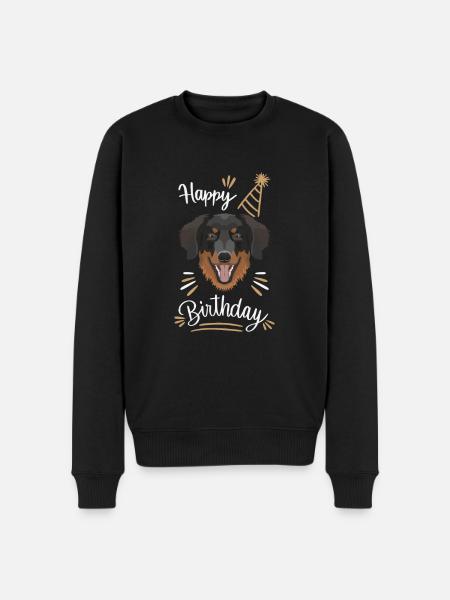 Birthday Gift Hovawart - Men's Premium Organic Jumper - black