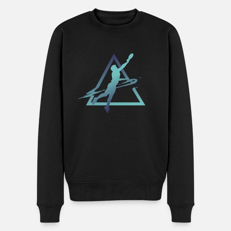 Ultimate Frisbee, Urban & Lifestyle - Männer Premium Bio Pullover - Schwarz