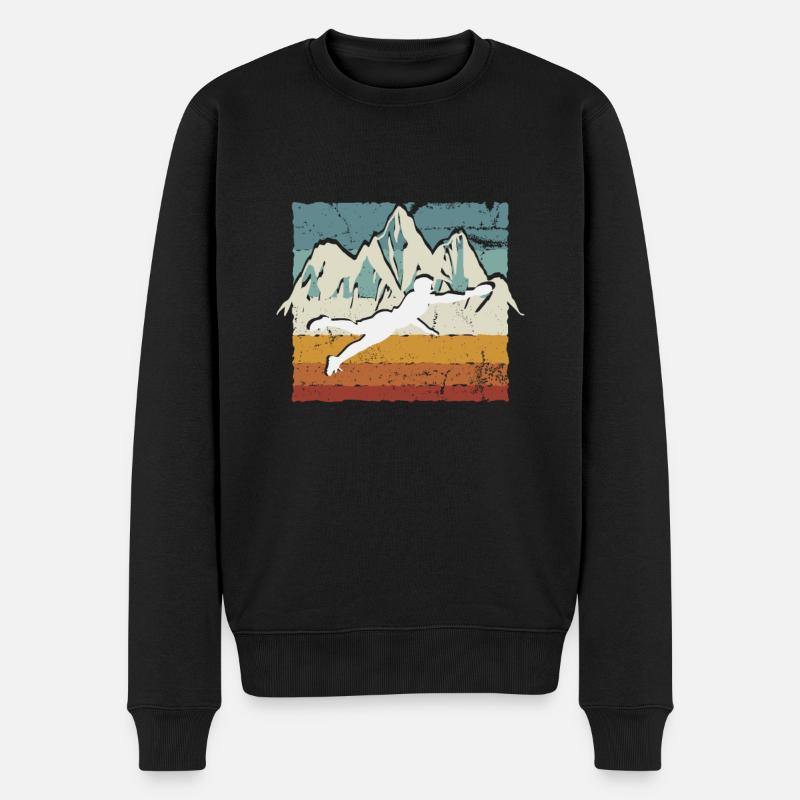 Frisbee ultime, nature merveilleuse - Pull Premium bio Homme - noir