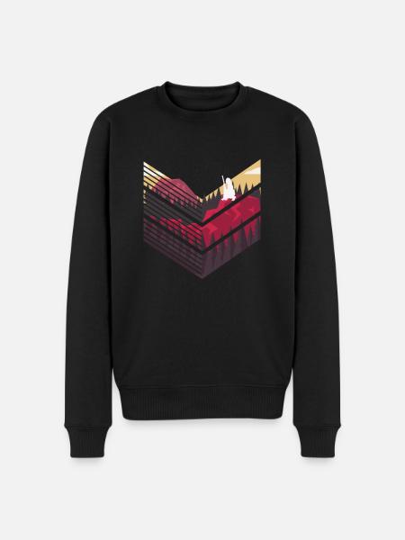 Hunter, wonderful nature - Men's Premium Organic Jumper - black