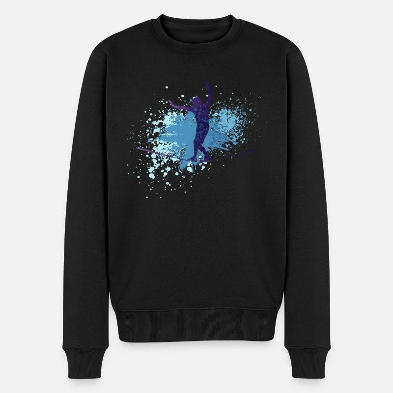 Slackline, Urbain & Lifestyle - Pull Premium bio Homme - noir
