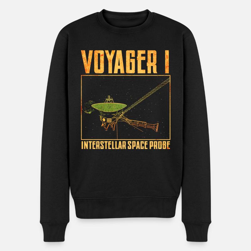 Sonde spatiale Voyager 1 - Pull Premium bio Homme - noir
