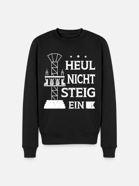 Achterbahn Freizeitpark Rollercoaster - Männer Premium Bio Pullover - Schwarz