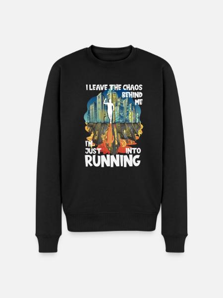 Chaos Marathon, Trail Running - Men's Premium Organic Jumper - black