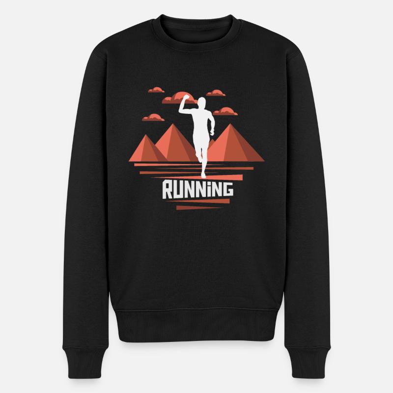 Marathon, TrailRunning Runner - Pull Premium bio Homme - noir