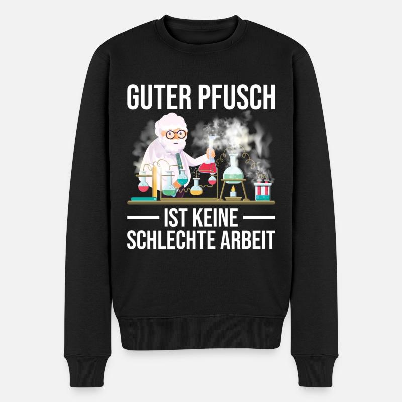 Chemielaborant Chemiker - Männer Premium Bio Pullover - Schwarz