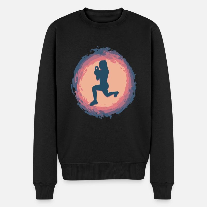 Splash HIIT - Männer Premium Bio Pullover - Schwarz