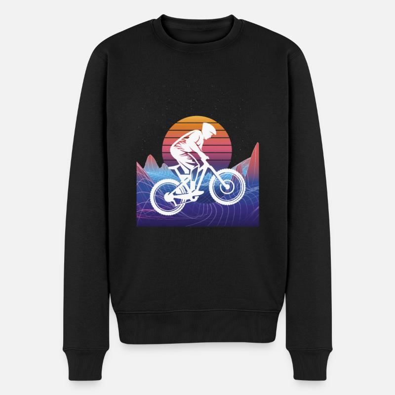 Vaporwave Descente - Pull Premium bio Homme - noir