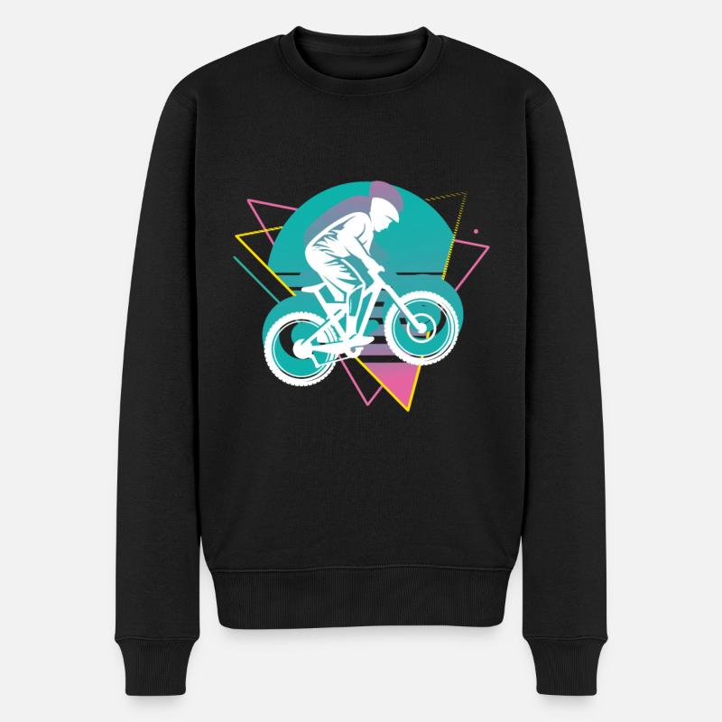 Vaporwave Descente - Pull Premium bio Homme - noir