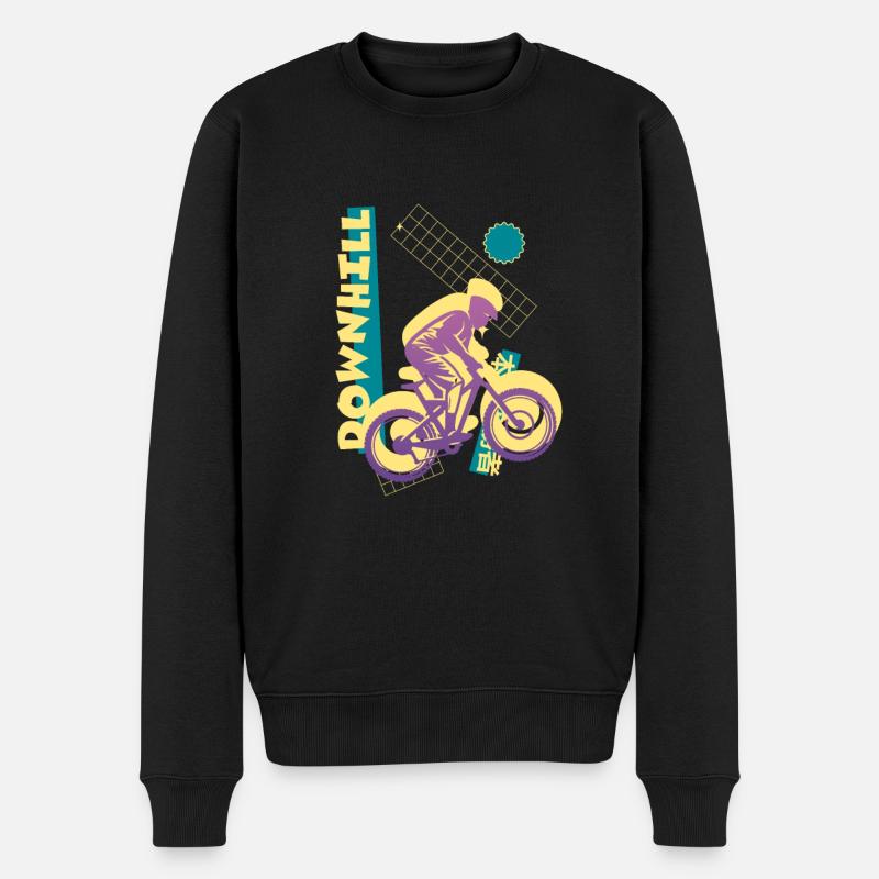 Vaporwave Descente - Pull Premium bio Homme - noir